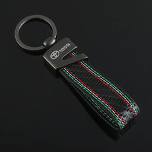Load image into Gallery viewer, Toyota / TRD Logo Leather Keychain
