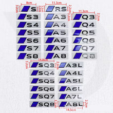 Load image into Gallery viewer, Audi ABS Trunk Emblem - Blue
