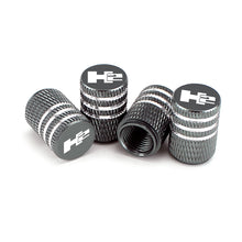 Load image into Gallery viewer, 4pcs Hummer H2 Logo Tire Valve Caps
