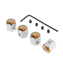 Load image into Gallery viewer, 4pcs Porsche Logo Anti-theft Tire Valve Caps
