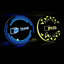 Load image into Gallery viewer, 2 Pcs Audi LED Cup Coasters Pads

