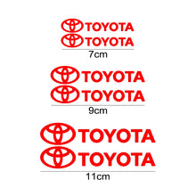 Load image into Gallery viewer, Set Toyota Wheel Brake Caliper Sticker

