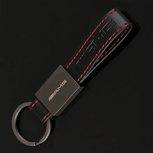 Load image into Gallery viewer, Mercedes-Benz AMG Logo Leather Keychain
