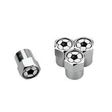 Load image into Gallery viewer, 4pcs Football Logo Tire Valve
