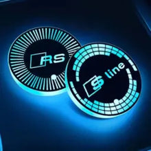 Load image into Gallery viewer, 2 Pcs Audi LED Cup Coasters Pads
