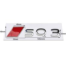 Load image into Gallery viewer, Audi Trunk Emblem Metal - Silver
