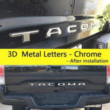 Load image into Gallery viewer, Tacoma Silver Trunk Emblem for Toyota
