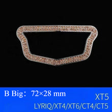 Load image into Gallery viewer, Cadillac Rhinestones Steering Wheel Emblem Sticker - 58 x 22mm.
