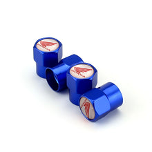 Load image into Gallery viewer, 4pcs Honda Wing Tire Valve Caps - White Wing
