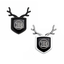 Load image into Gallery viewer, 2pcs Brabus Shield Antler Emblem for Mercedes-Benz
