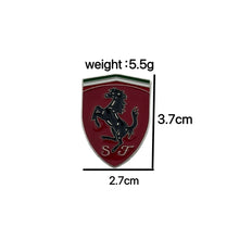 Load image into Gallery viewer, Ferrari Logo Emblem - 3.7x2.7cm, 7.4x5.3cm.
