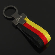 Load image into Gallery viewer, Audi RS / SlineLogo Germany Flag Keychain - Style 3

