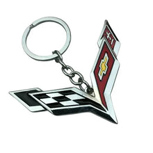 Load image into Gallery viewer, Chevrolet Corvette Metal Keychain
