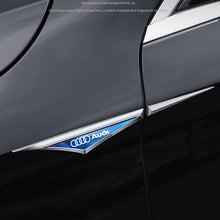 Load image into Gallery viewer, 2pcs Audi Sline Quattro Fender Emblem
