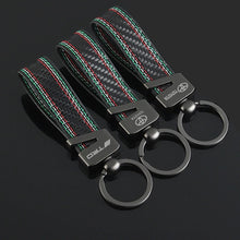 Load image into Gallery viewer, Toyota / TRD Logo Leather Keychain
