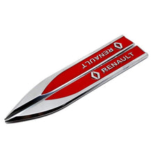 Load image into Gallery viewer, 2pcs Renault Logo Blade Fender Emblems
