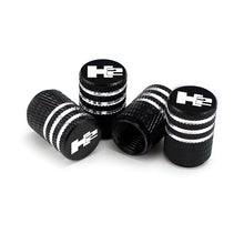 Load image into Gallery viewer, 4pcs Hummer H2 Logo Tire Valve Caps
