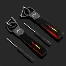 Load image into Gallery viewer, Audi RS/ Sline Logo Leather Keychain
