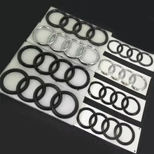 Load image into Gallery viewer, ABS Car Front Grille Bonnet Emblem for Audi A3 A4 A4L A5 A6 A6L A7 Q2L Q3 Q5 Supercar Q7 Q8 TT S4 S5 S6 S7 R8 Rear Trunk Badge
