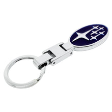 Load image into Gallery viewer, Subaru Logo Metal Keychain
