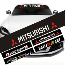 Load image into Gallery viewer, Mitsubishi Reflective Windshield Sticker
