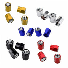 Load image into Gallery viewer, 4pcs Racing Tire Valve Caps
