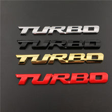 Load image into Gallery viewer, TURBO 3D Black Emblem Sticker
