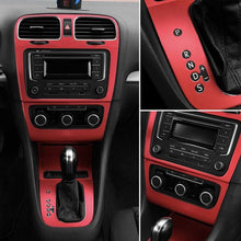 Load image into Gallery viewer, Set Car Interior Central Control Panel Cover Stickers for Volkswagen Golf 6 MK6
