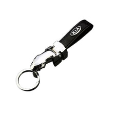 Load image into Gallery viewer, Leopard Head KIA Logo Keychain
