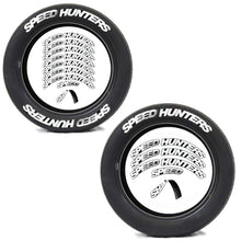 Load image into Gallery viewer, 4/8pcs Speed Hunters Letter Wheels Tire Stickers
