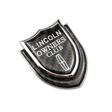 Load image into Gallery viewer, Lincoln Logo Owners Club Shield Emblem Sticker
