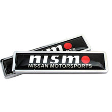 Load image into Gallery viewer, 2pcs Nissan NISMO Motorsports Emblem Stickers
