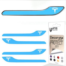 Load image into Gallery viewer, 4 pcs IPG Tesla Logo Door Handle Decal Sticker
