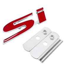 Load image into Gallery viewer, Car Sticker SI Logo Auto Emblem Badge 3D Metal Trunk Decals for Honda Civic Si Accord Jazz Crv Hrv City Odyssey Fit Accessories
