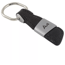Load image into Gallery viewer, Audi Leather Keyring Black
