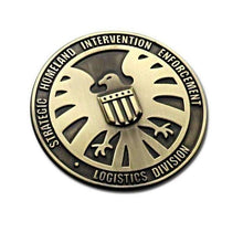 Load image into Gallery viewer, Agent Shield Marvel Metal Emblem Sticker
