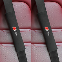 Load image into Gallery viewer, 2pcs Audi Logo Seat Belt Pads
