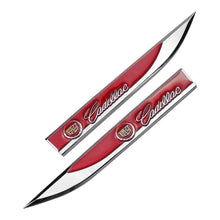 Load image into Gallery viewer, 2pcs Cadillac Logo Blade Fender Emblem Stickers
