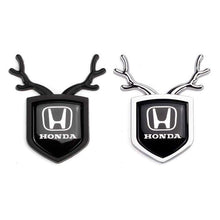 Load image into Gallery viewer, 2pcs Honda Logo Shield Antler Emblems
