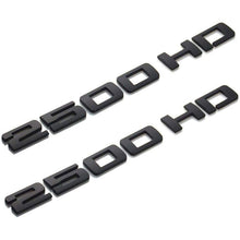 Load image into Gallery viewer, 2pcs Chevrolet 2500HD Letter Fender Emblems
