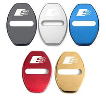 Load image into Gallery viewer, 4pcs Audi Sline Logo Door Lock Cover

