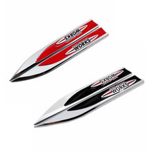 Load image into Gallery viewer, 2pcs John Cooper Works Blade Fender Emblem Stickers
