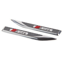Load image into Gallery viewer, 2pcs Audi S-Line (3 Types) Fender Emblem Stickers
