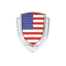 Load image into Gallery viewer, American Flag Shield Emblem Sticker
