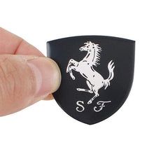 Load image into Gallery viewer, Ferrari Logo Black Trunk Emblem Sticker

