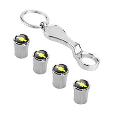 Load image into Gallery viewer, Chevrolet Logo Wheel Tire Valve Caps
