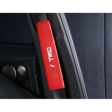 Load image into Gallery viewer, 2pcs Toyota TRD Logo Seat Belt Pads
