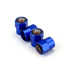 Load image into Gallery viewer, 4pcs Audi Black Background Logo Tire Valve Caps
