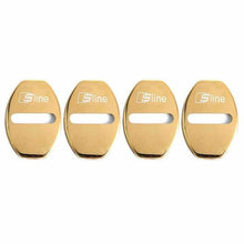Load image into Gallery viewer, 4pcs Audi Sline Logo Door Lock Cover for A3 A4L Q2L ect

