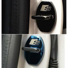 Load image into Gallery viewer, 4pcs Audi Sline Logo Door Lock Cover
